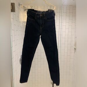 American Eagle jeggings. Blue. Size 4.
